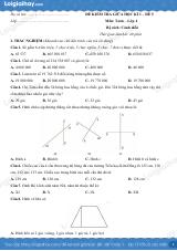 Đề kiểm tra giữa học kì 1 Toán 4 Cánh diều - Đề số 5